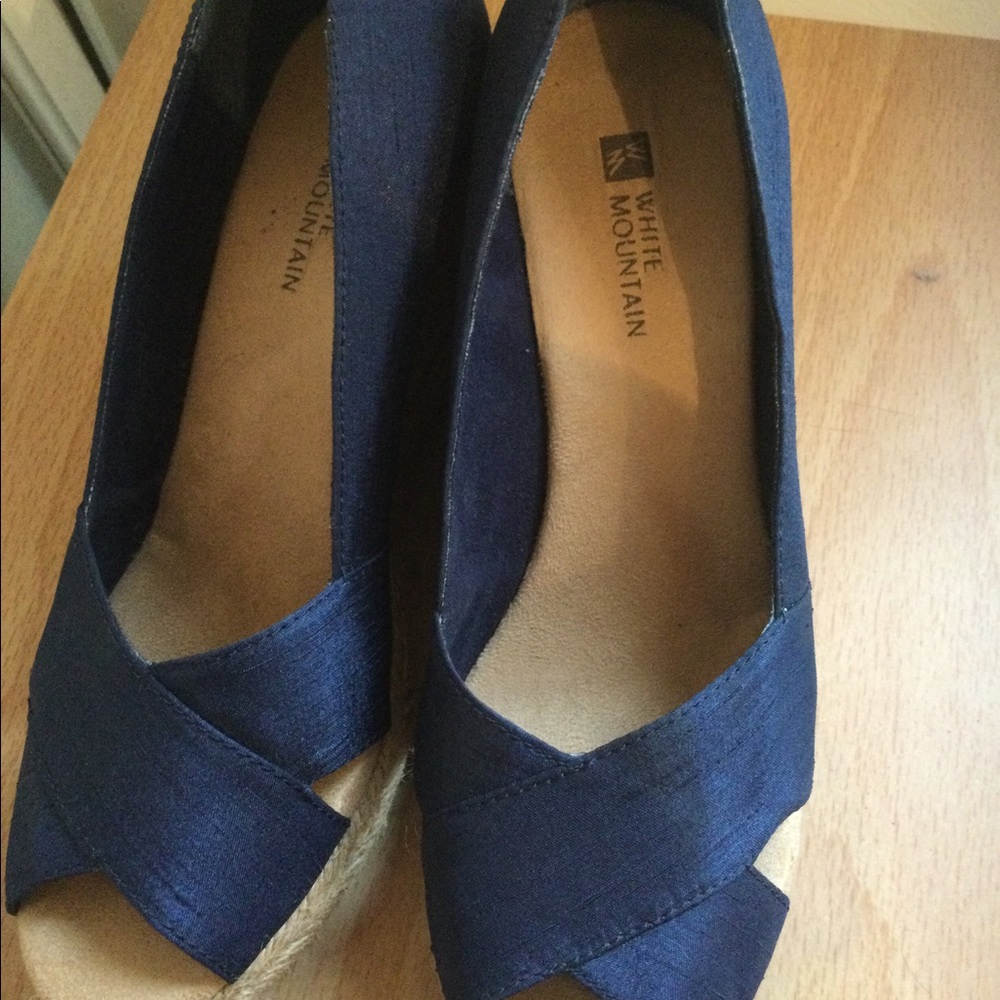 Blue shoes
